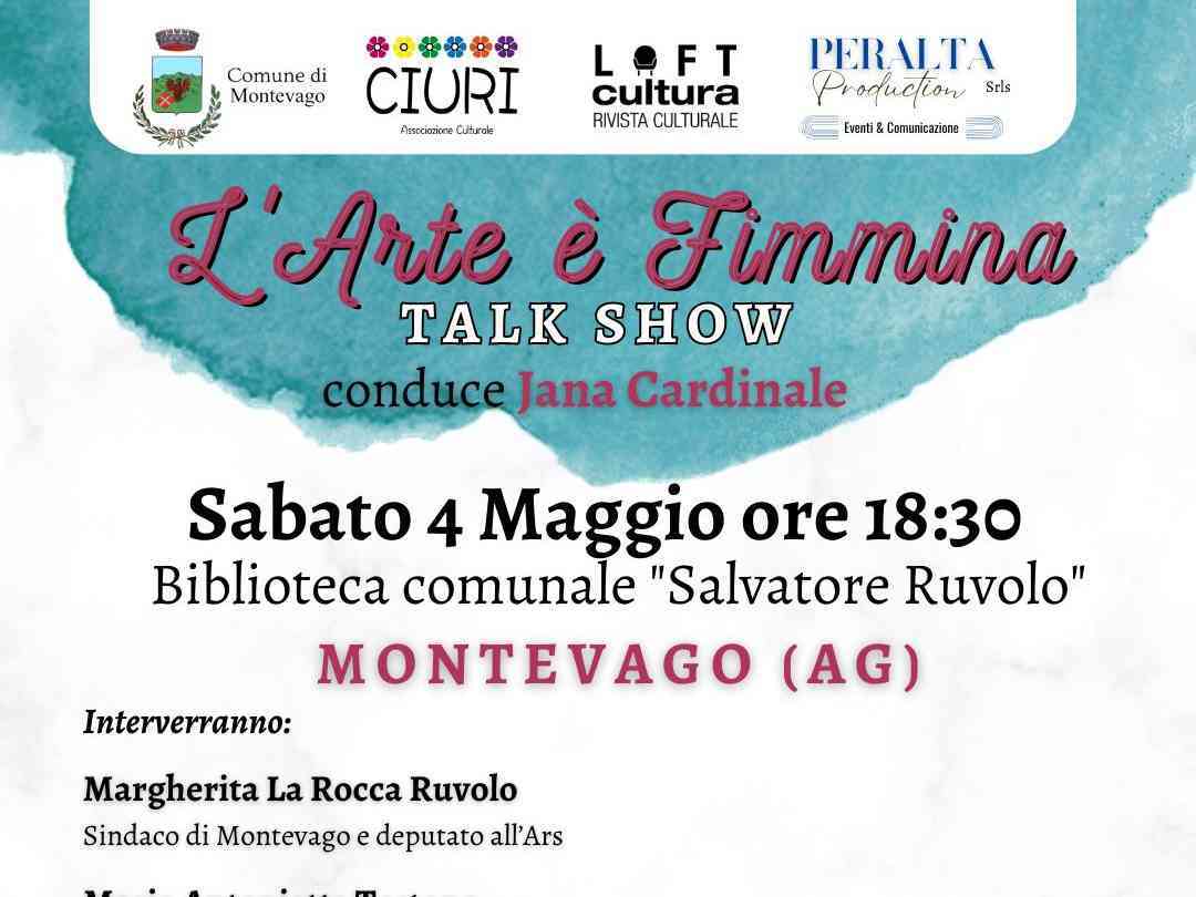 Immagine articolo: Montevago ospita il talk show 'L'Arte è fimmina': un dialogo sul ruolo delle donne nella società