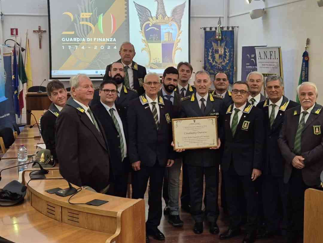 Immagine articolo: Assegnata la cittadinanza onoraria di Menfi al corpo della Guardia di Finanza
