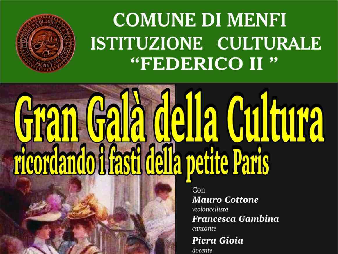 Immagine articolo: Menfi, domenica appuntamento con il “Gran Galà della Cultura” presso la Biblioteca Comunale