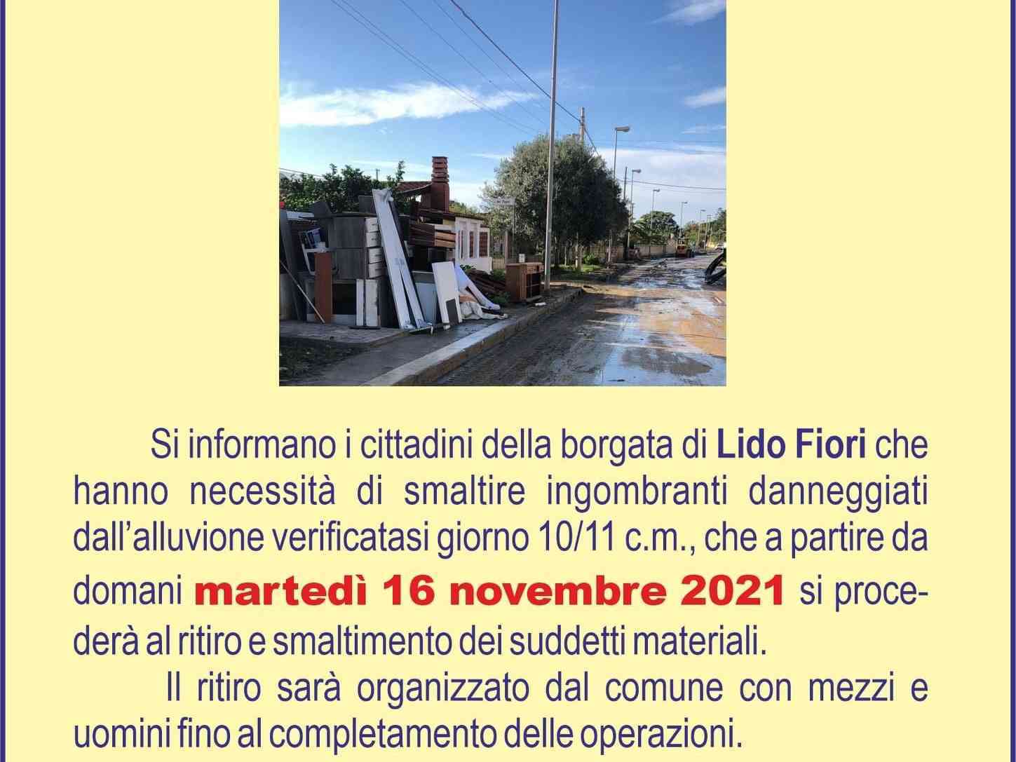 Immagine articolo: Lido Fiori, il Comune di Menfi si adopera per la rimozione degli ingombranti danneggiati dall'alluvione