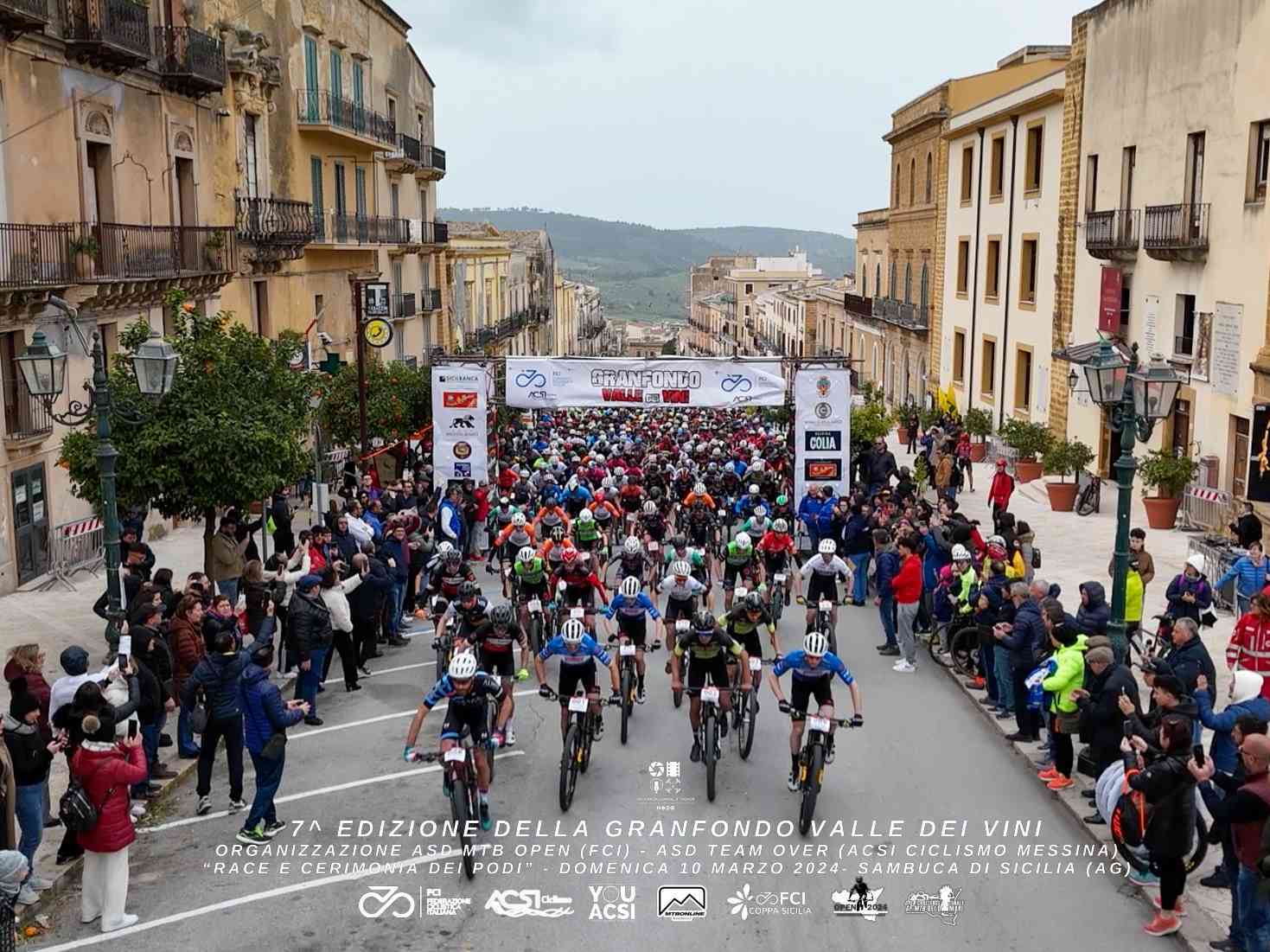 Immagine articolo: MTB, successo per la Granfondo Valle dei Vini a Sambuca. Vince Cherchi. 500 iscritti