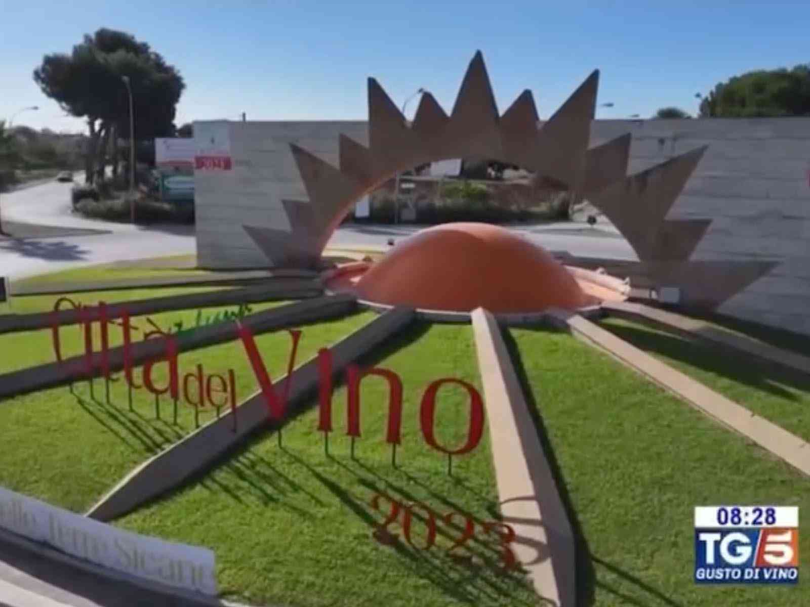 Immagine articolo: Le telecamere del TG5 per raccontare Menfi, Città del Vino 2023. IL VIDEO