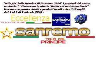 Immagine articolo: Al Festival di Sanremo presenti anche i prodotti enogastronomici e le eccellenze del territorio della Valle del Belice