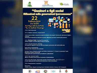 Immagine articolo: Montevago, “Genitori e Figli Social: Riflessioni sulle Generazioni Iperconnesse“, giovedì 22 appuntamento presso la Scuola Media “Ten. G. Giuffrida”