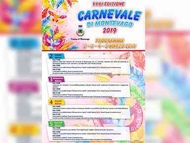 Immagine articolo: Montevago, 31esima edizione del Carnevale. Ecco il programma