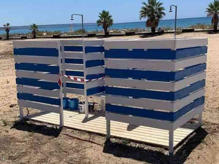 Immagine articolo: Ripristinate le docce a Porto Palo