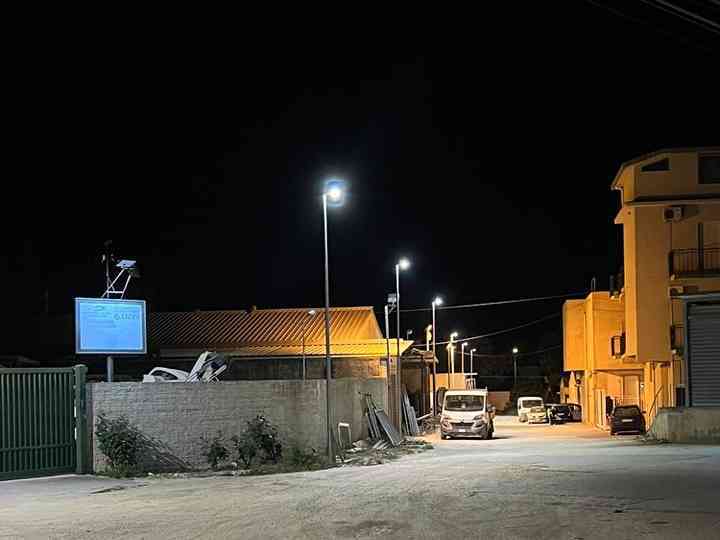 Immagine articolo: Menfi, nuovo impianto di illuminazione pubblica a basso consumo in due strade del territorio