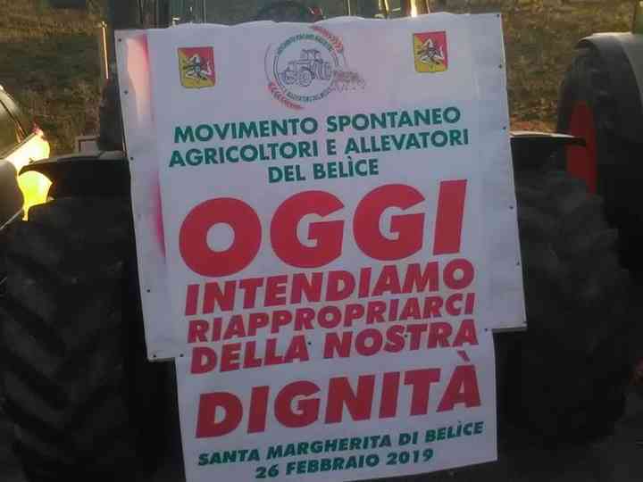 Immagine articolo: S. Margherita, rimonta la protesta del mondo agricolo del Belice