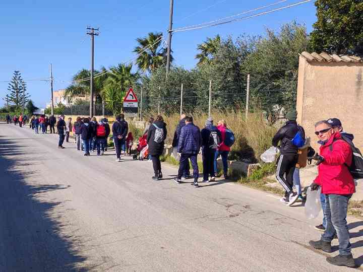 Immagine articolo: Plasticfree a Menfi, ieri successo per mattinata di Trekking Urbano