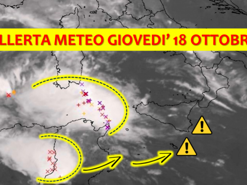 Immagine articolo: Allerta meteo gialla in Sicilia. L'Avviso della protezione Civile