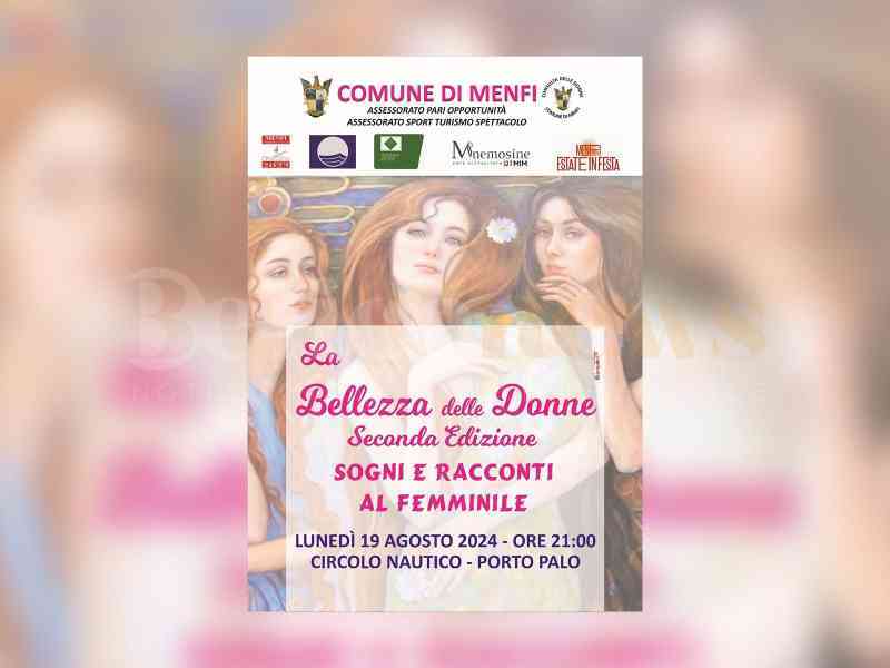 Immagine articolo: Esperienze e sogni femminili. Stasera a Porto Palo “La bellezza delle donne“. Giusy Buscemi e Francesca Planeta tra le ospiti
