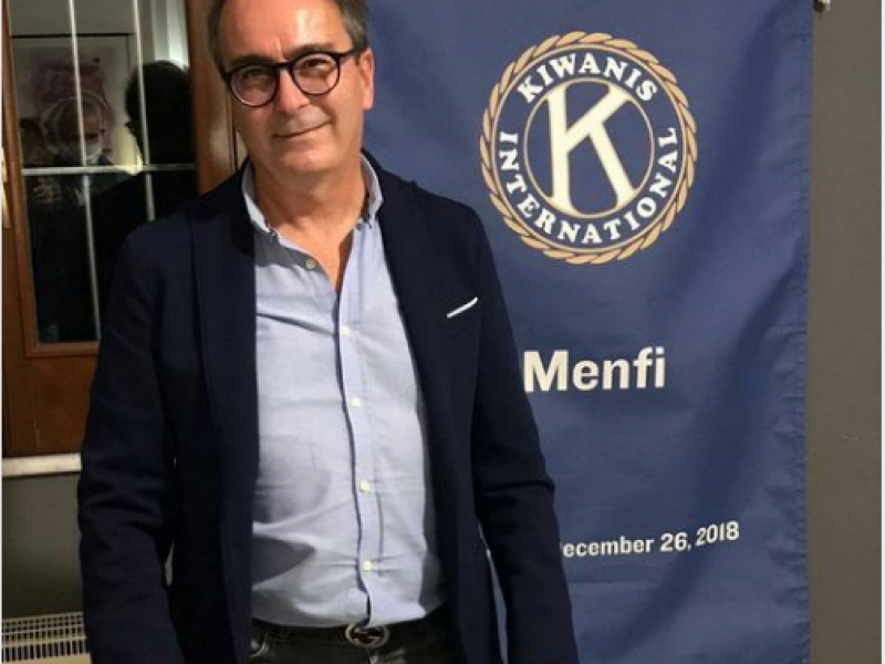 Immagine articolo: Kiwanis Menfi: passaggio della campana . Nino Moschitta nuovo presidente.