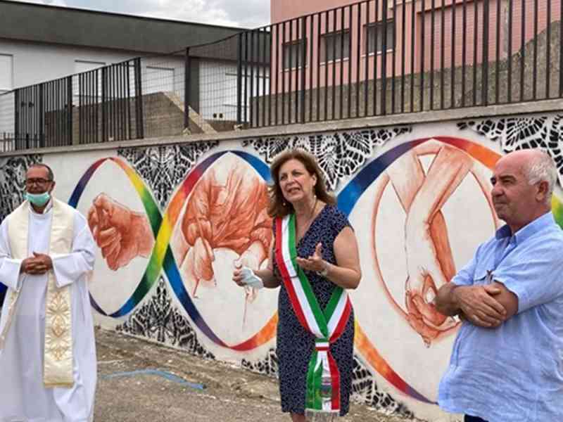 Immagine articolo: Montevago, inaugurato murales dell’artista Paolo Manno dedicato alle donne