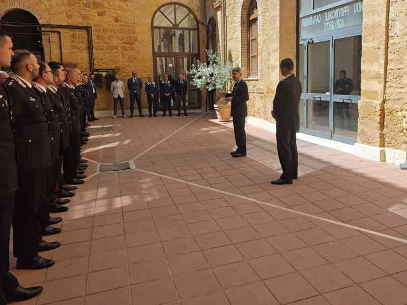 Immagine articolo: Il Generale Del Monaco incontra i carabinieri protagonisti delle operazioni successive all'aggressione di Porto Palo