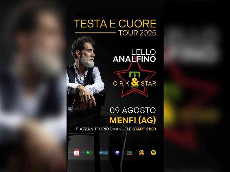 Immagine articolo: Menfi, stasera concerto di Lello Analfino in piazza: musica e denuncia contro le guerre