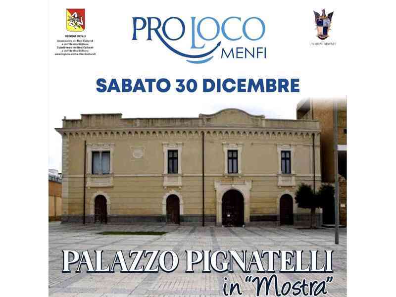 Immagine articolo: Menfi. “Palazzo Pignatelli in Mostra“. Oggi mostre e concerti organizzati dalla Pro Loco