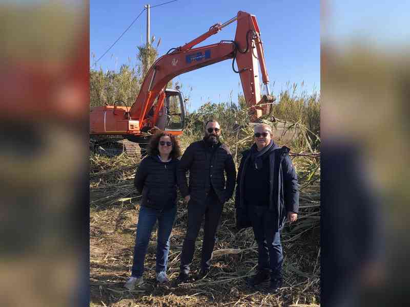 Immagine articolo: Menfi. Ripresi i lavori di messa in sicurezza di tratti di alveo del vallone Mandrarossa