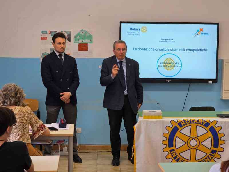 Immagine articolo: Menfi, incontro con gli studenti del Liceo Archimede sulla donazione di cellule staminali