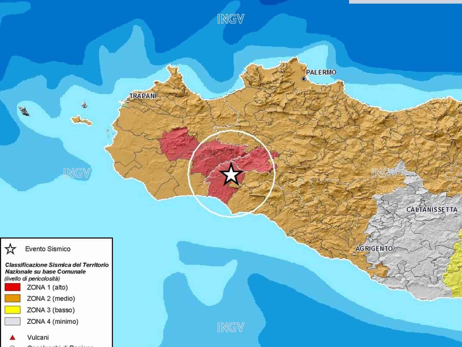 Oggi scossa di Terremoto nel Belice? E' un fake. Vecchia notizia di un anno e mezzo fa!