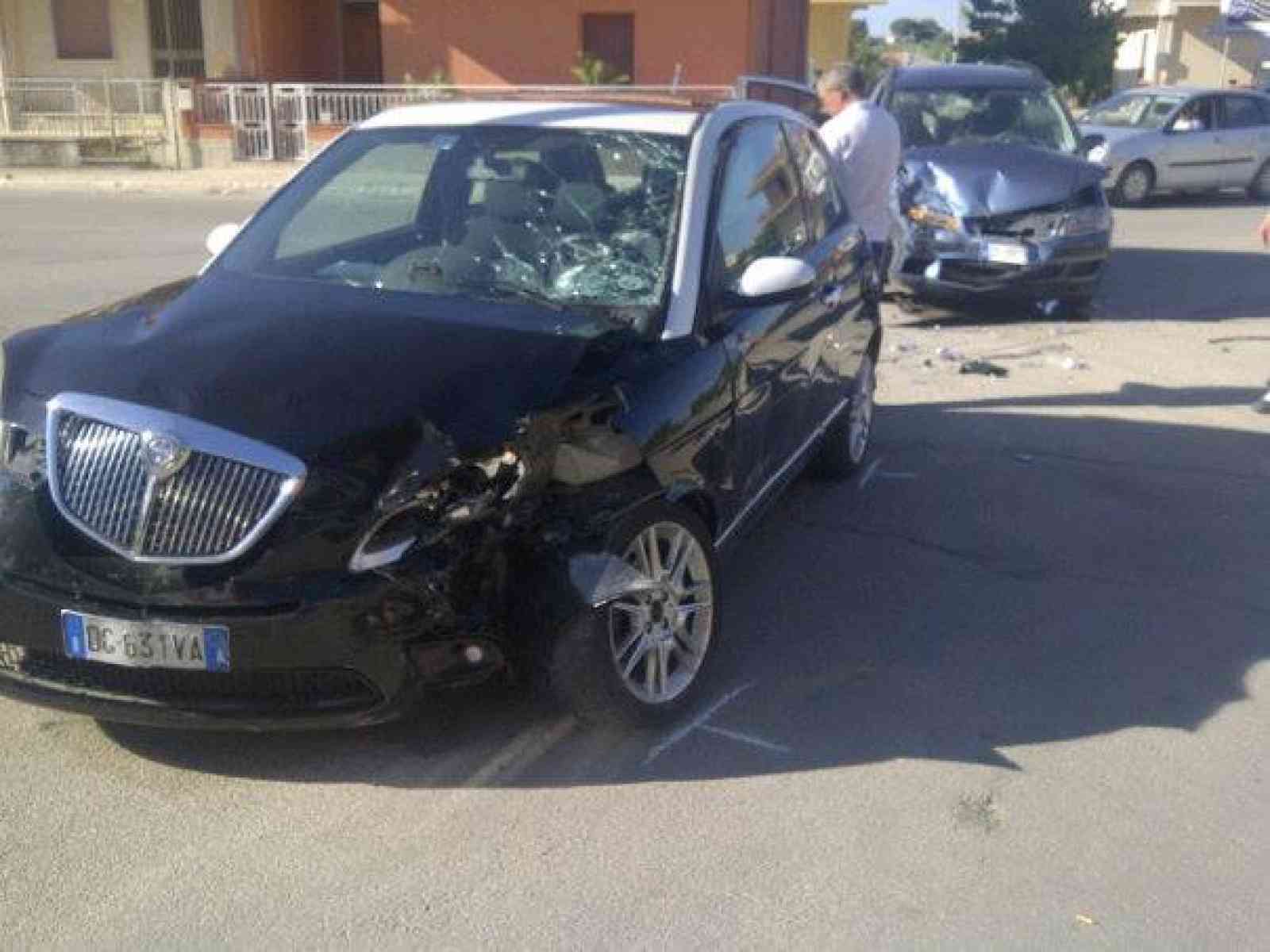 Incidente all'ingresso est di Montevago