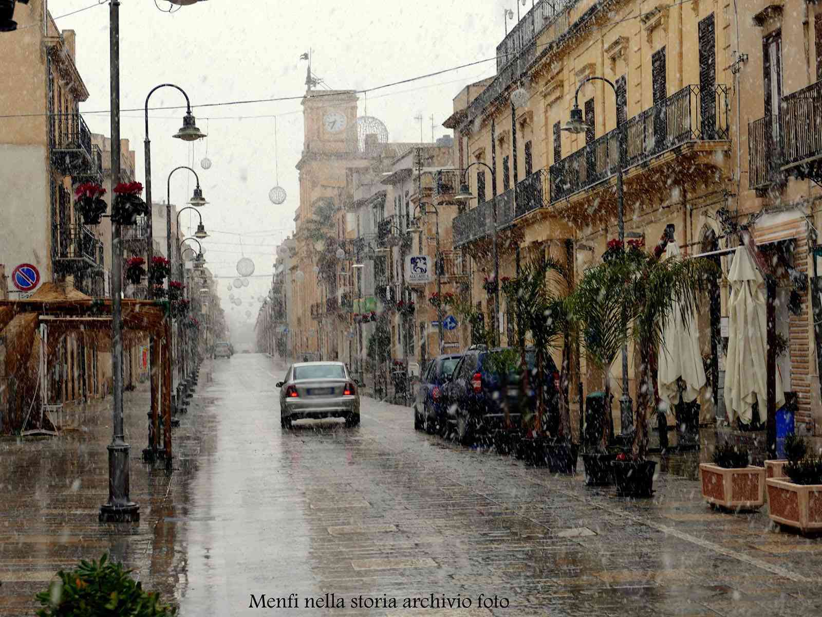 Bianca Epifania. Altro che carbone, fiocchi di neve nel Belìce. Le foto