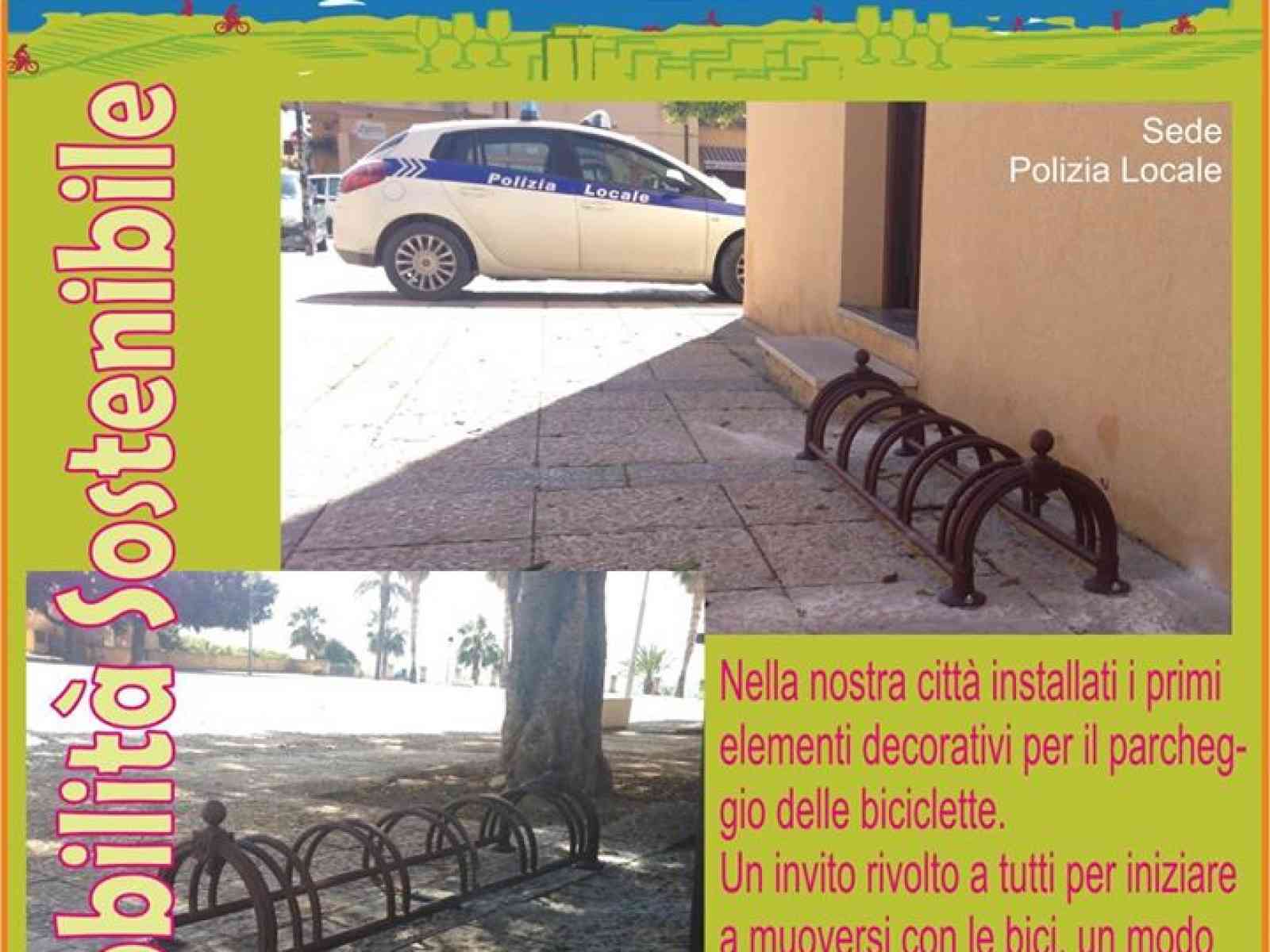 Menfi Green. Bici elettriche per la polizia municipale e nuovi parcheggi per le bici
