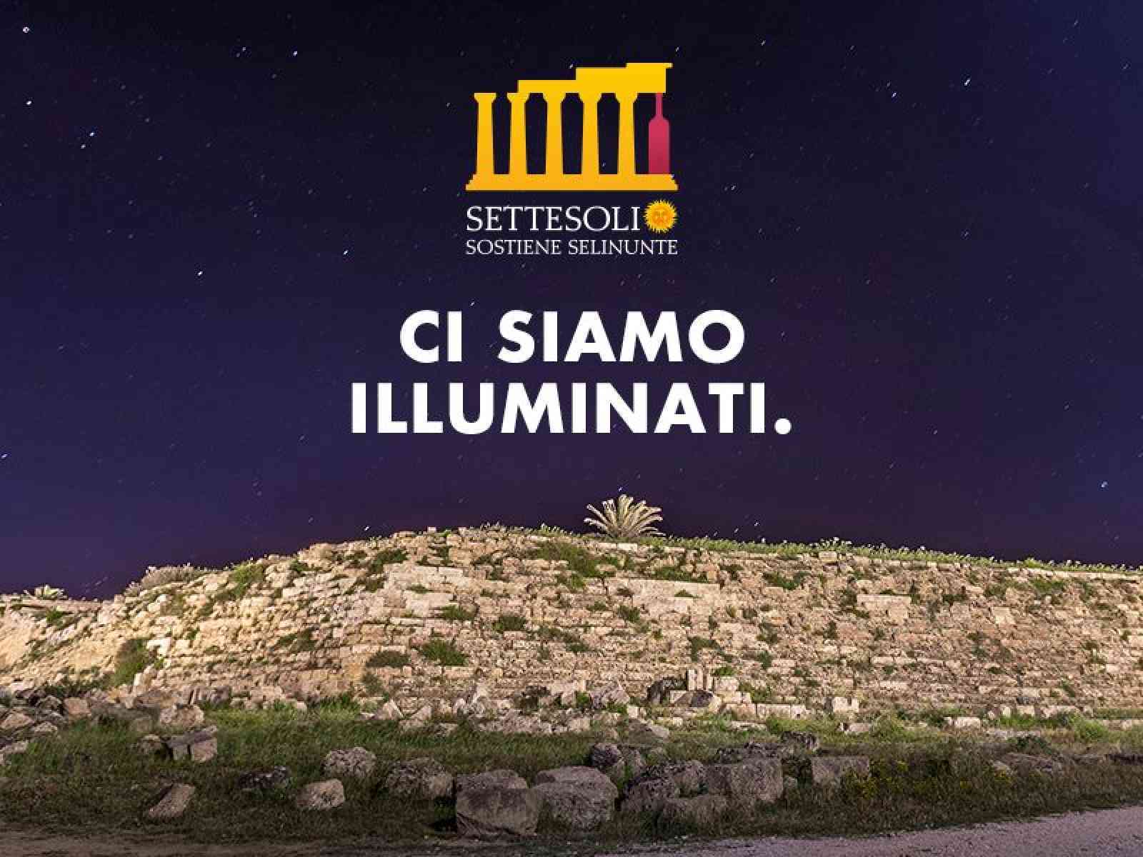 Settesoli Sostiene Selinunte. Illumintate le mu­ra orien­ta­li di Se­li­nun­te. Previsti altri interventi