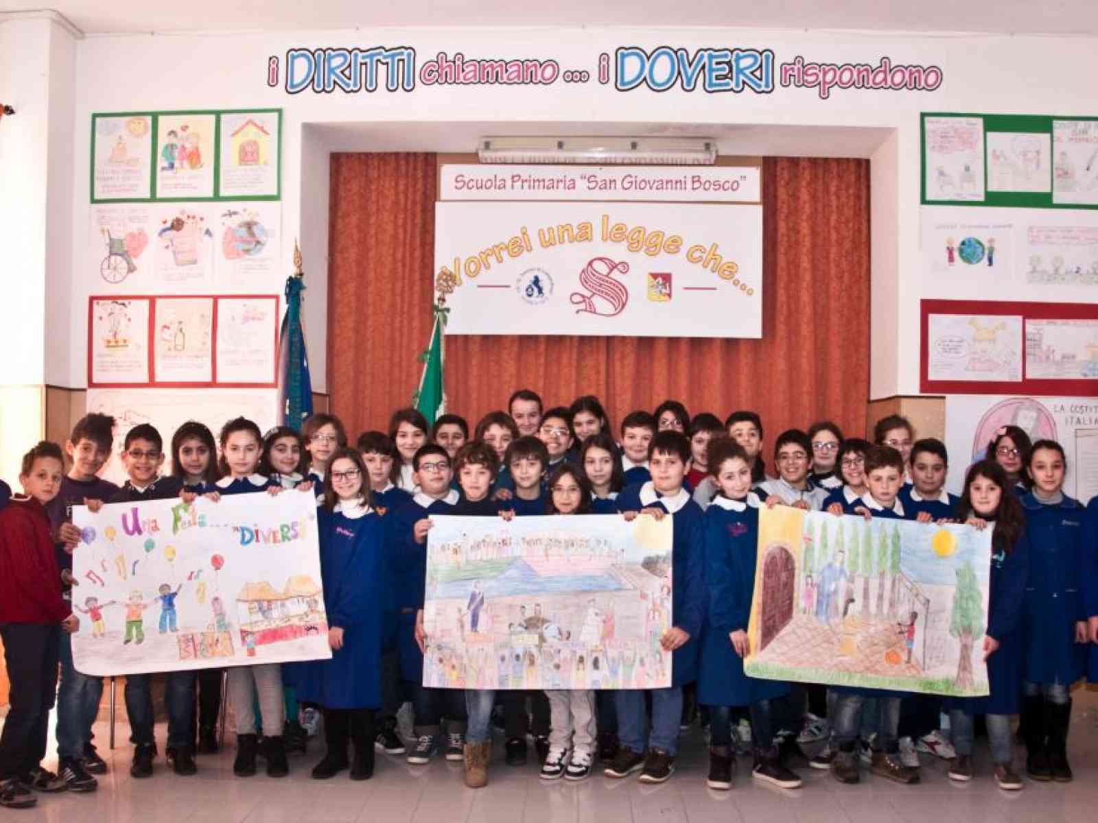 Il presidente del senato Grasso premia gli alunni della Don Bosco