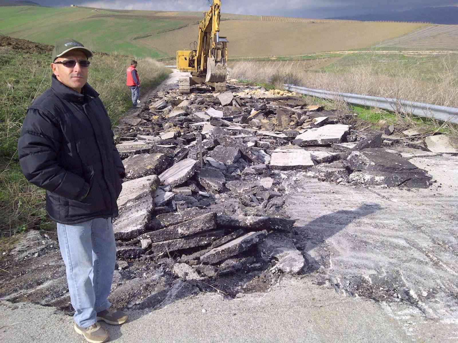 SP44 Santa Margherita - Salaparuta: iniziati i lavori di messa in sicurezza