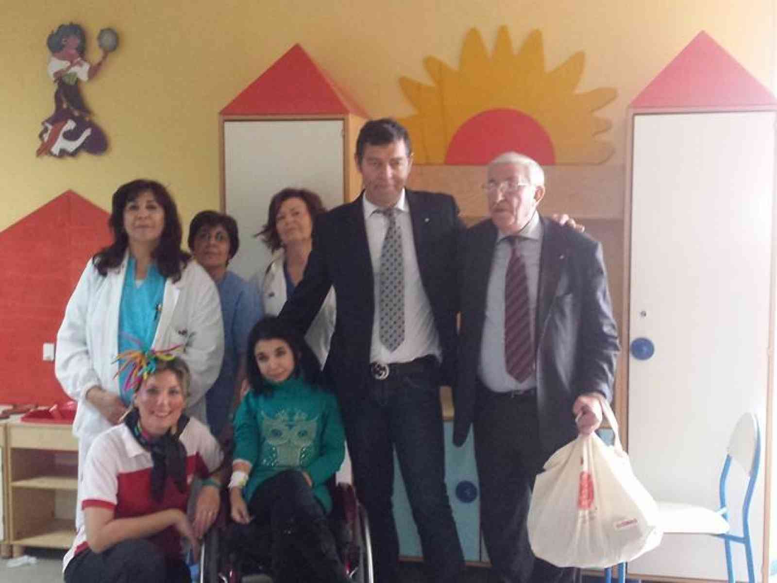 Il Rotary club “Menfi Belice Carboj“ regala gioia e giochi ai piccoli pazienti dell’Ospedale di Sciacca