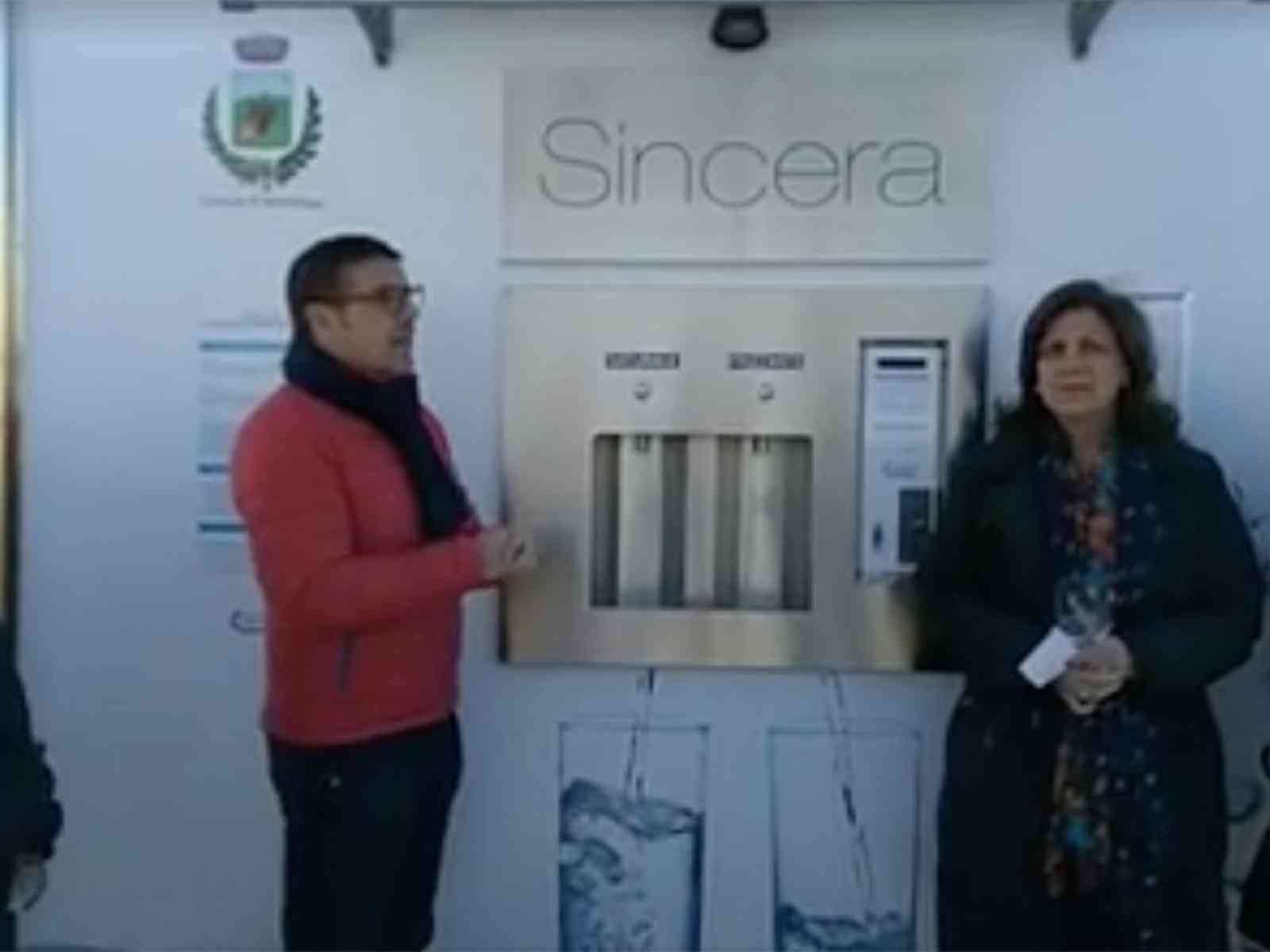 Montevago. Inaugurata la casa dell'acqua “sincera“. Acqua potabile a prezzi competitivi