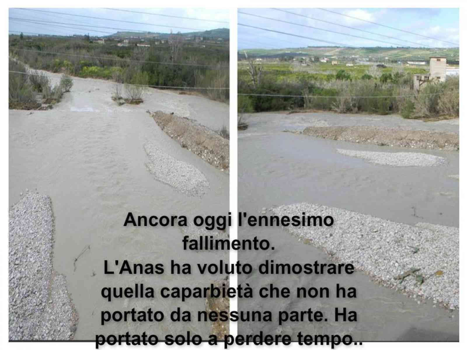 Il Verdura fà il “bis“. La piena rompe nuovamente gli argini