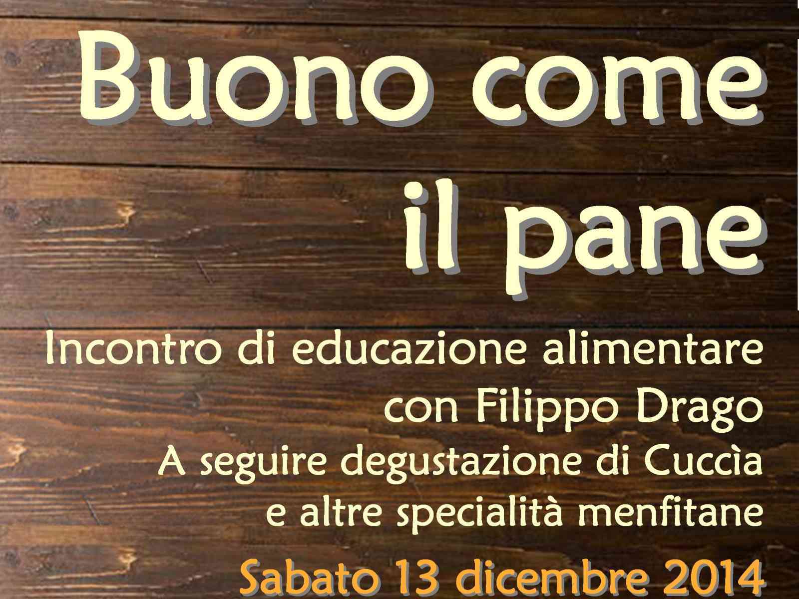 Menfi. “Buono come il pane”. Domani un incontro per conoscere meglio il pane