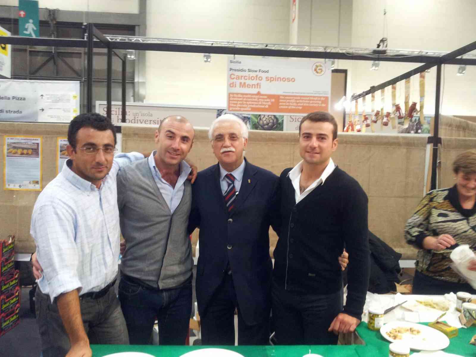 Successo dell'associazione “Carciofo Spinoso di Menfi“ al Salone del gusto di Torino