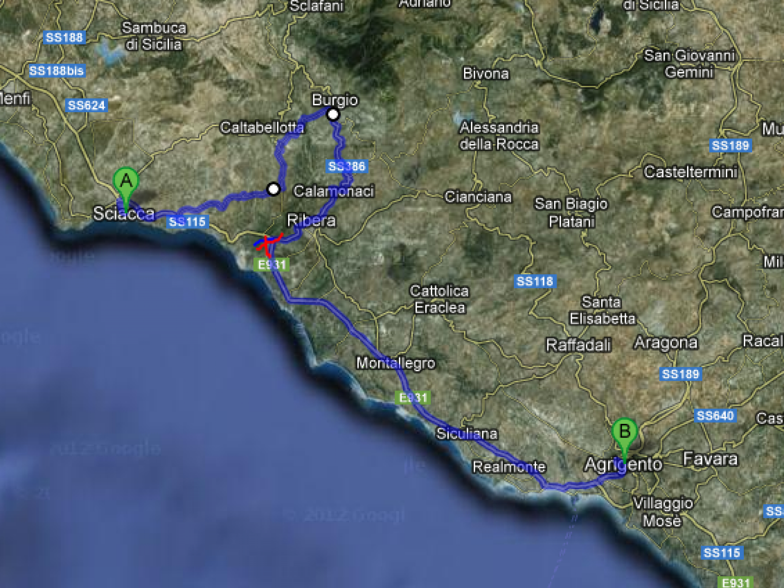 Crollo del ponte Verdura: una passerella in acciaio probabile soluzione temporanea.