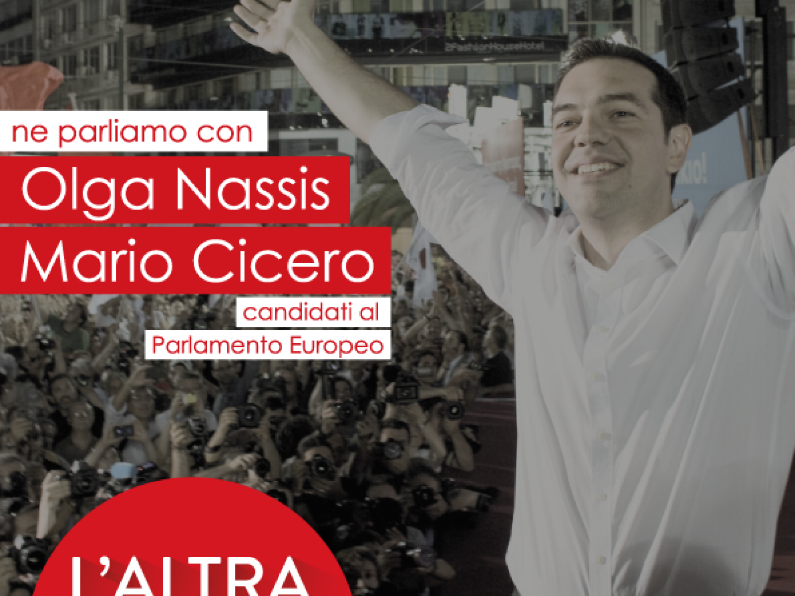 Europee 2014: Presentazione Lista Tsipras alle 18.30 a Sciacca