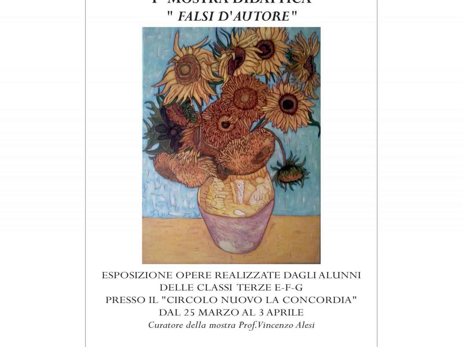 Menfi. Fino al 3 aprile una mostra sui “Falsi d'Autore“ realizzata dagli alunni delle medie