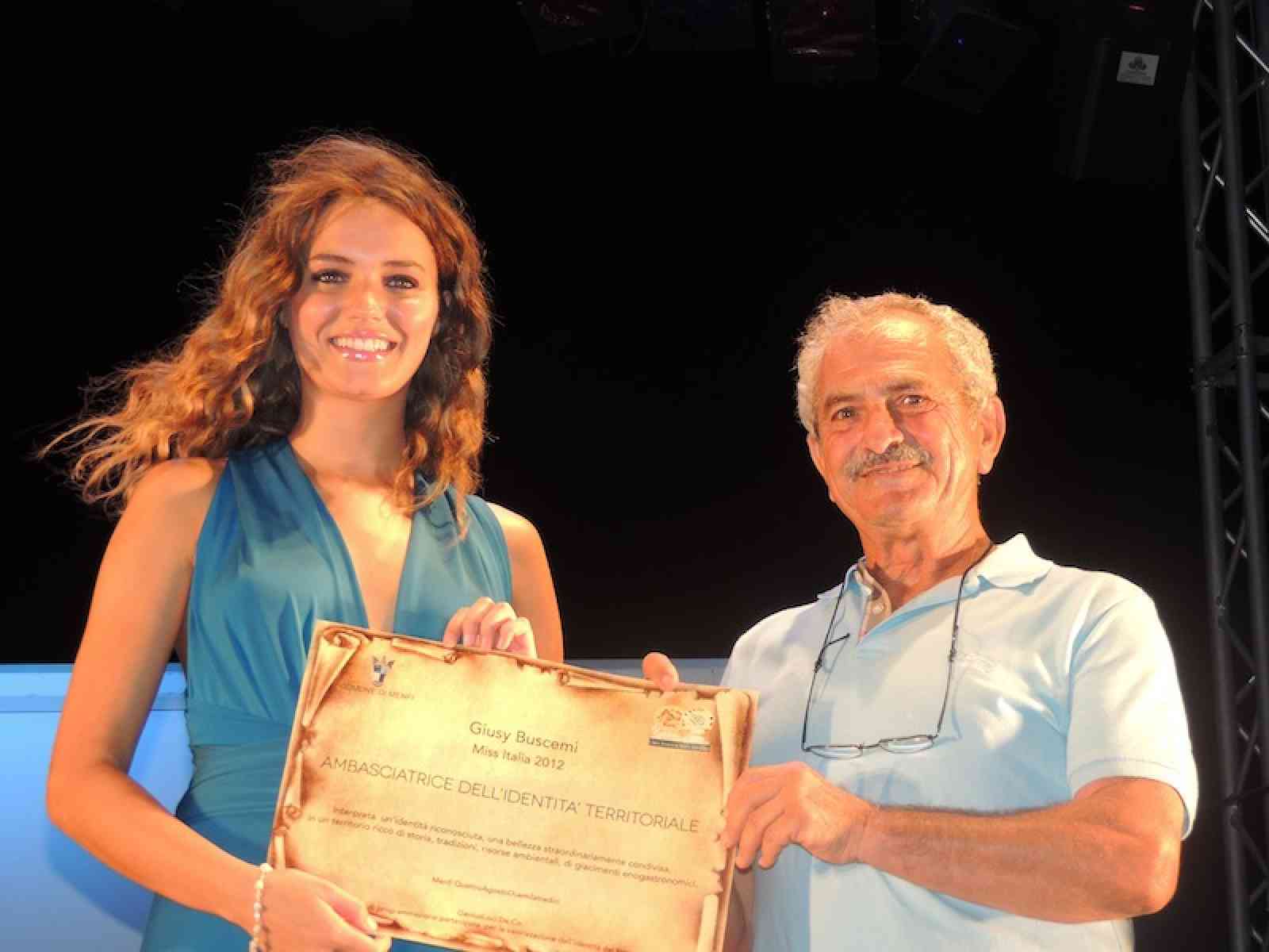 Giusy Buscemi. Da Miss Italia ad Ambasciatrice dell’Identità Territoriale: “Molto orgogliosa“