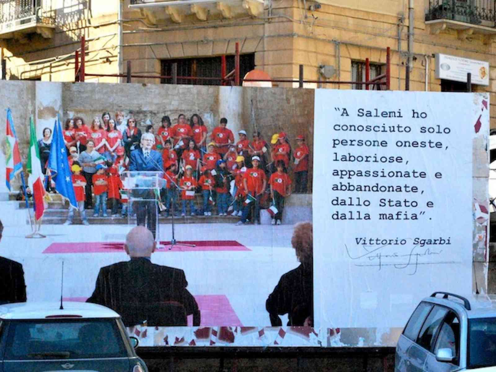 Sgarbi: “A Salemi ho conosciuto solo persone oneste e abbandonate da Stato e mafia“