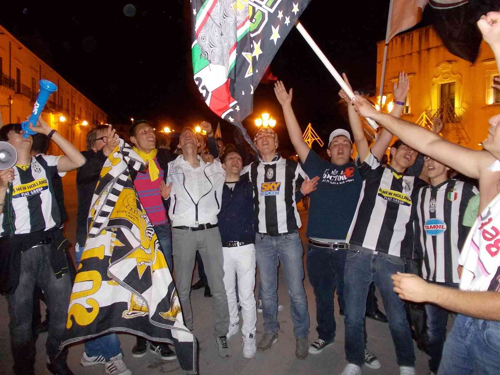 Juventus Campione: si festeggia anche a Santa Margherita e a Montevago