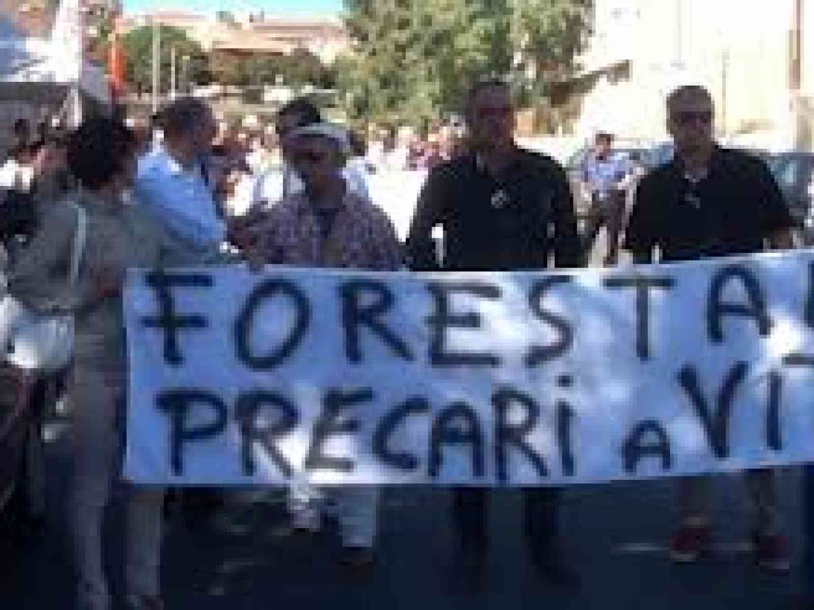 Lavoratori Forestali. Domani sit-in di protesta davanti alla Prefettura