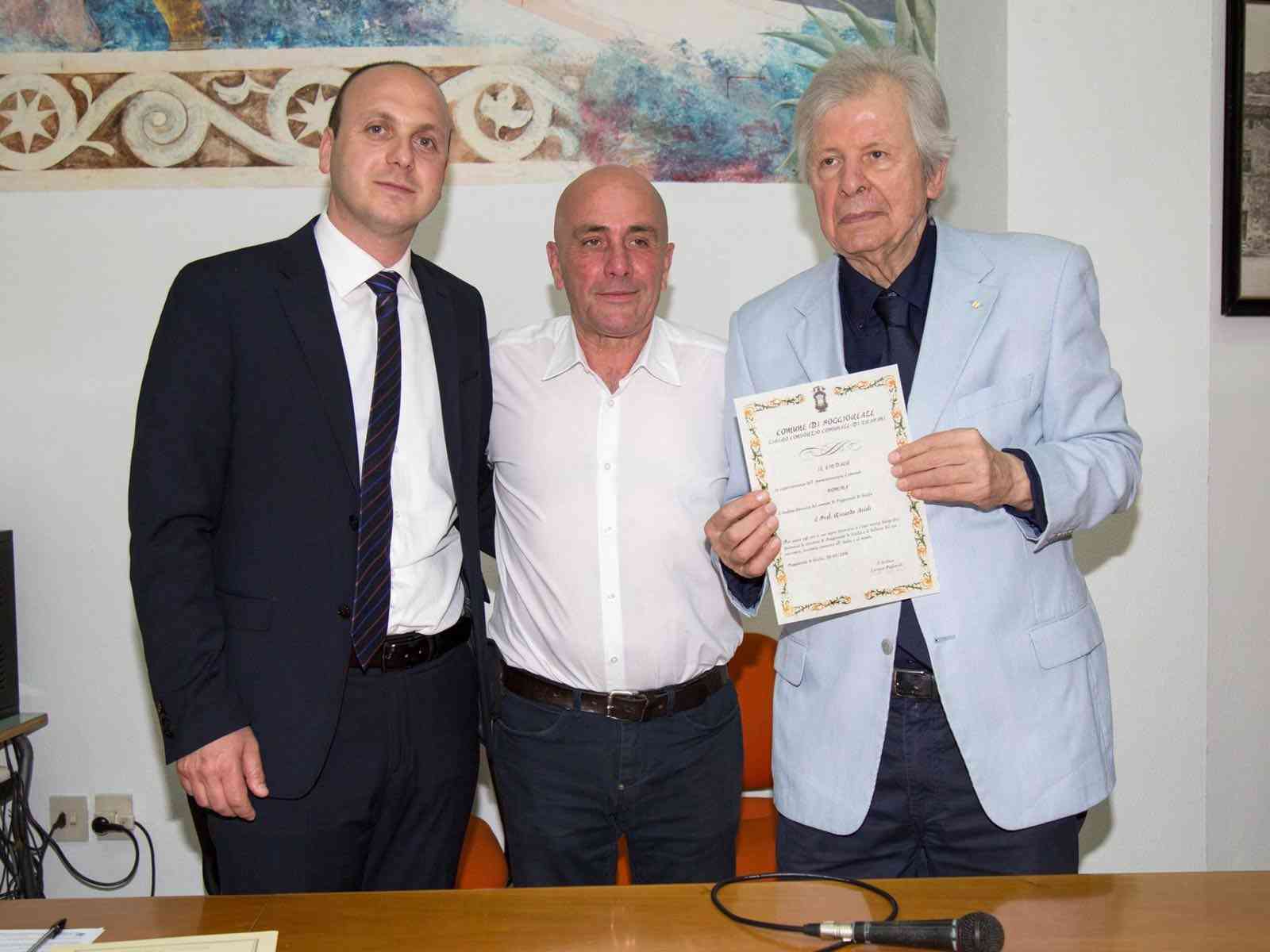 Poggioreale. Cittadinanza onoraria per Riccardo Ascoli