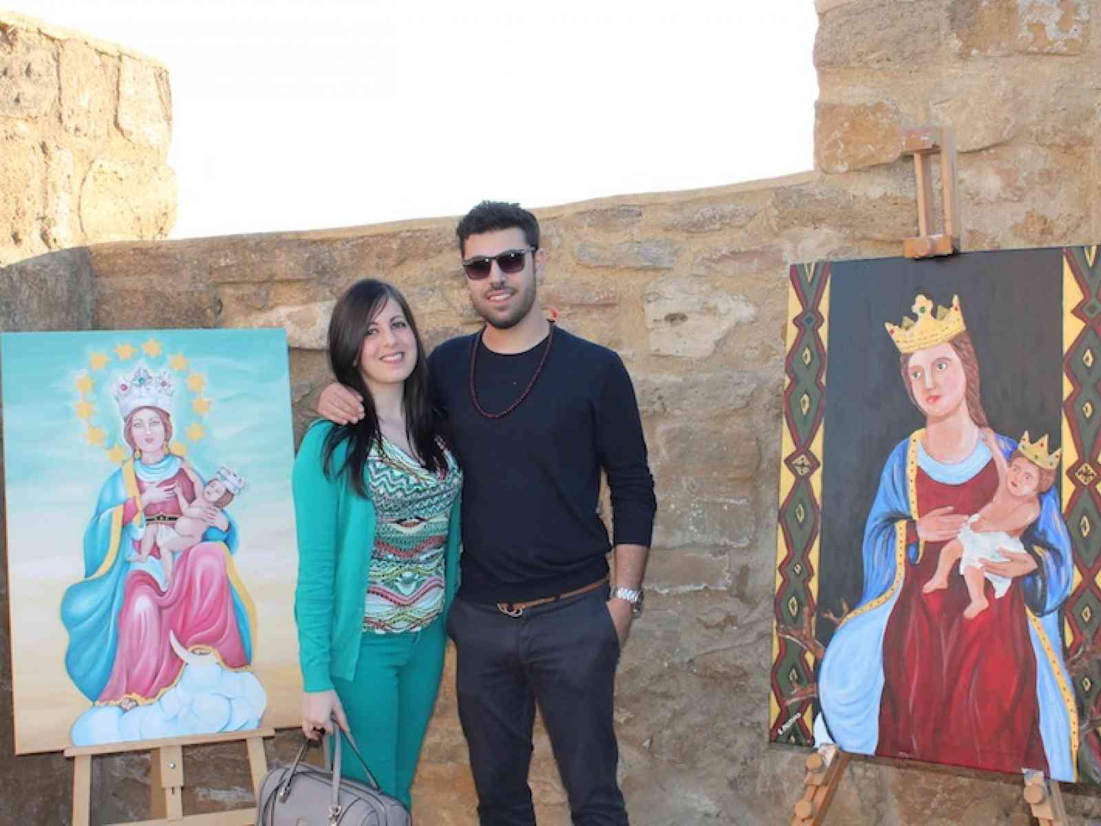 Giovani artisti di Salaparuta realizzano due dipinti raffiguranti della protettrice, la Madonna del Piraino