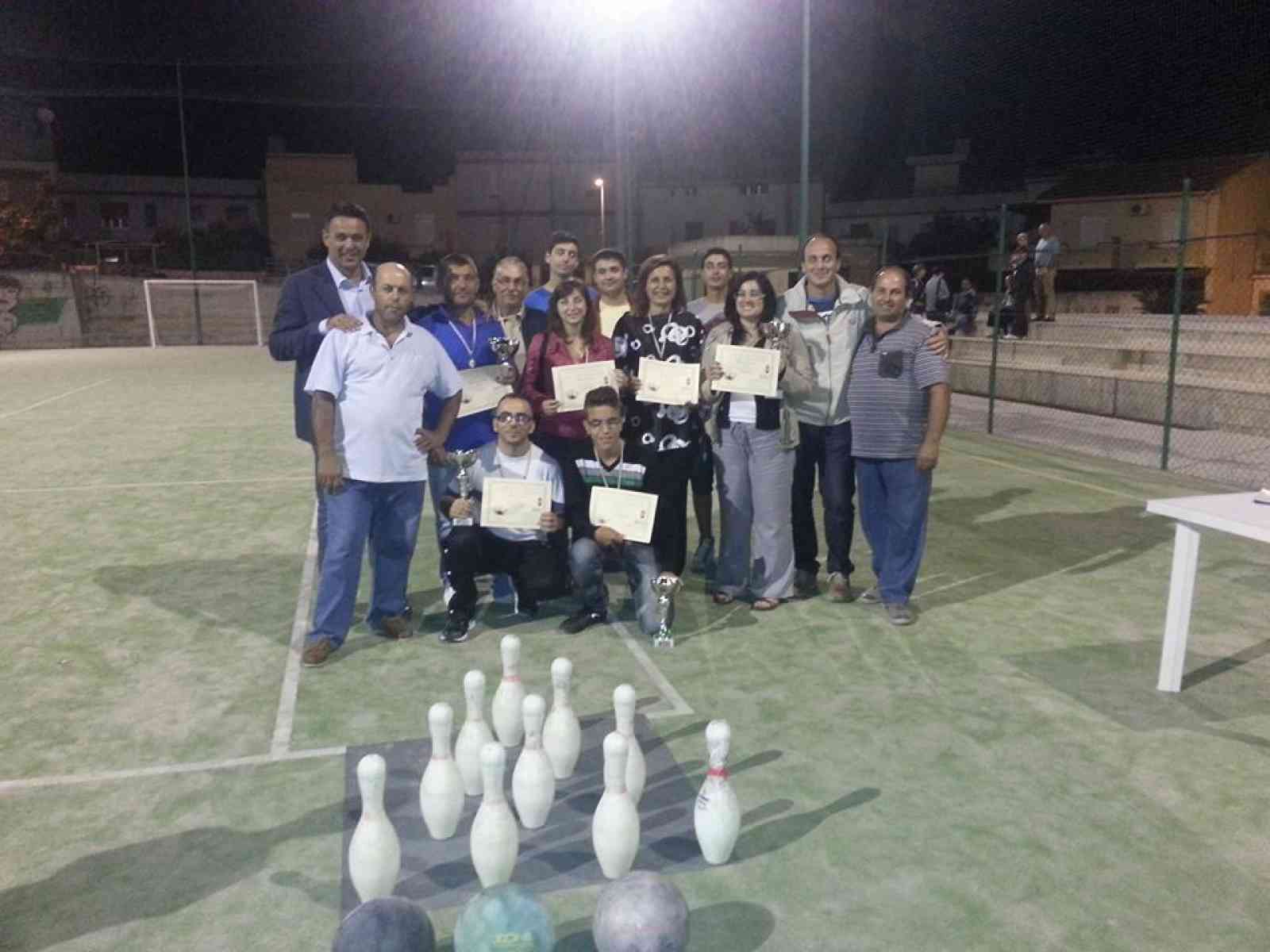 Poggioreale. Si è concluso il 1° torneo di bowling