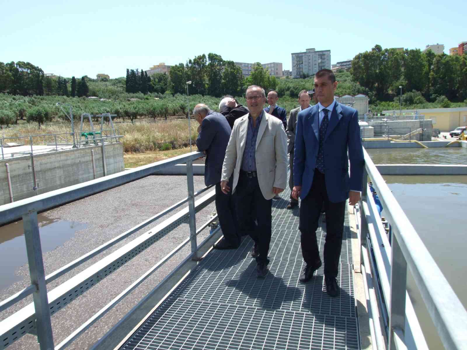 Disservizi e depuratore, il sindaco e l'assessore Guardino incontrano Ato e Girgenti Acque