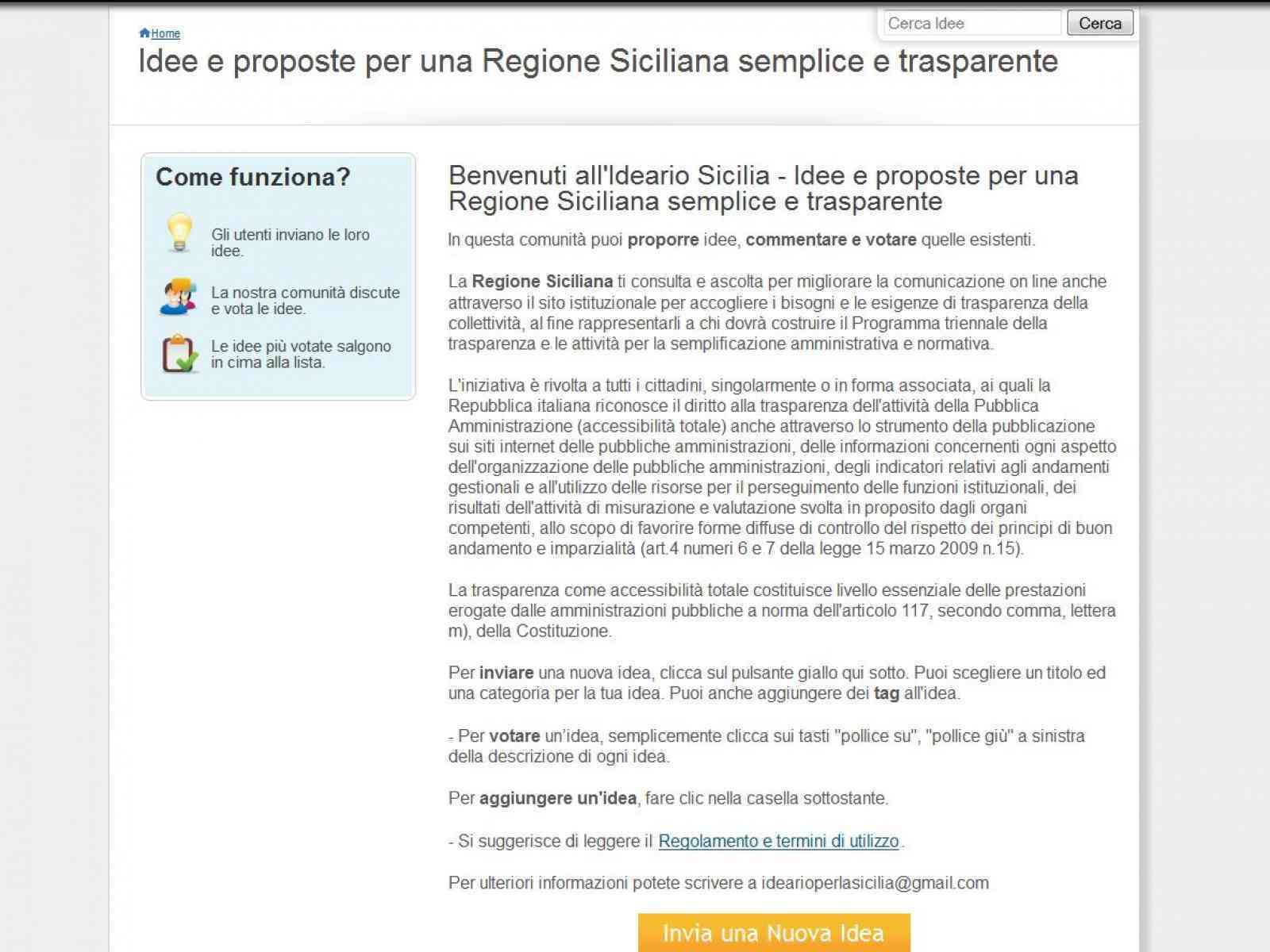 Crocetta lancia un Ideario per raccogliere proposte per una Regione Siciliana semplice e trasparente