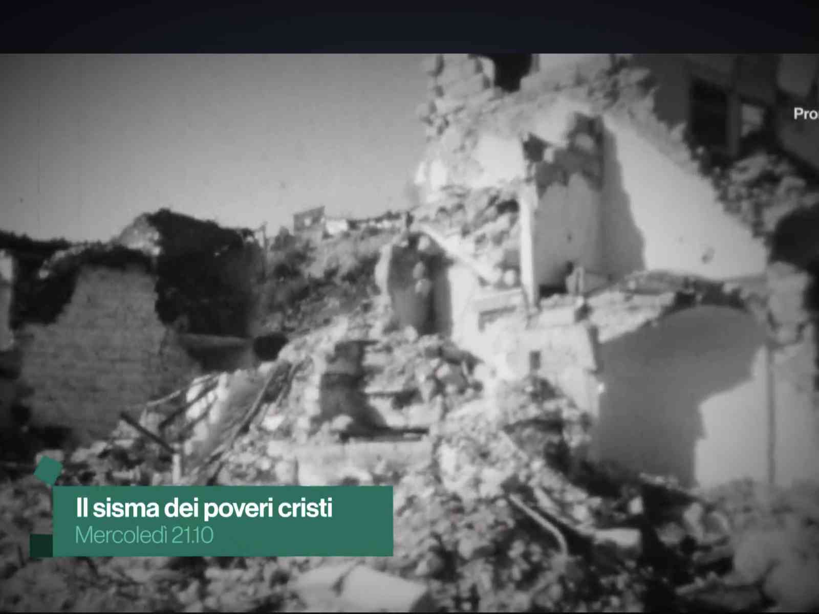 “Il sisma dei poveri cristi”. Mercoledì, su RaiStoria, un documentario sul terremoto nel Belìce