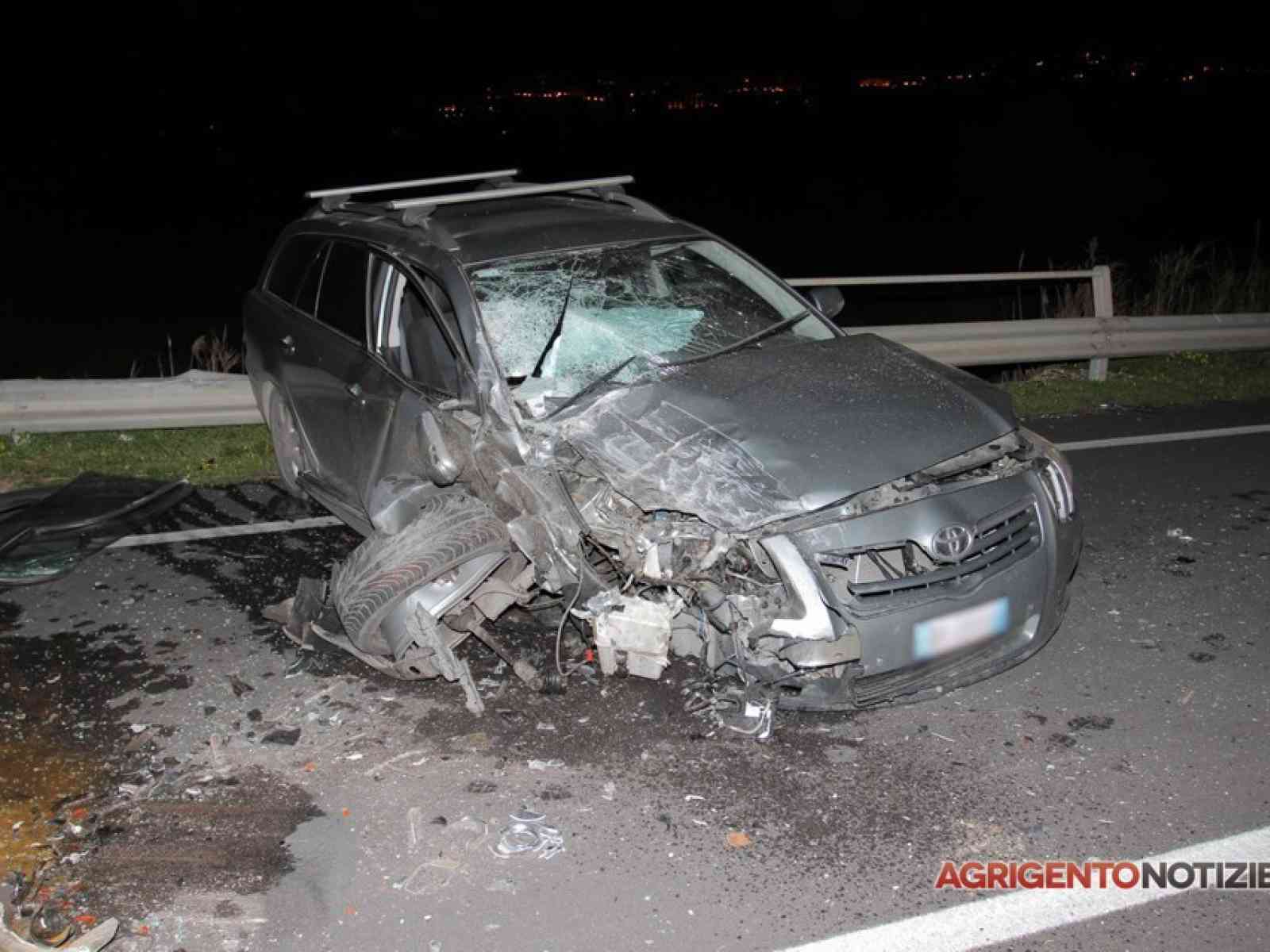 Incidente sulla ss640, coinvolti madre e figlio originari di Menfi