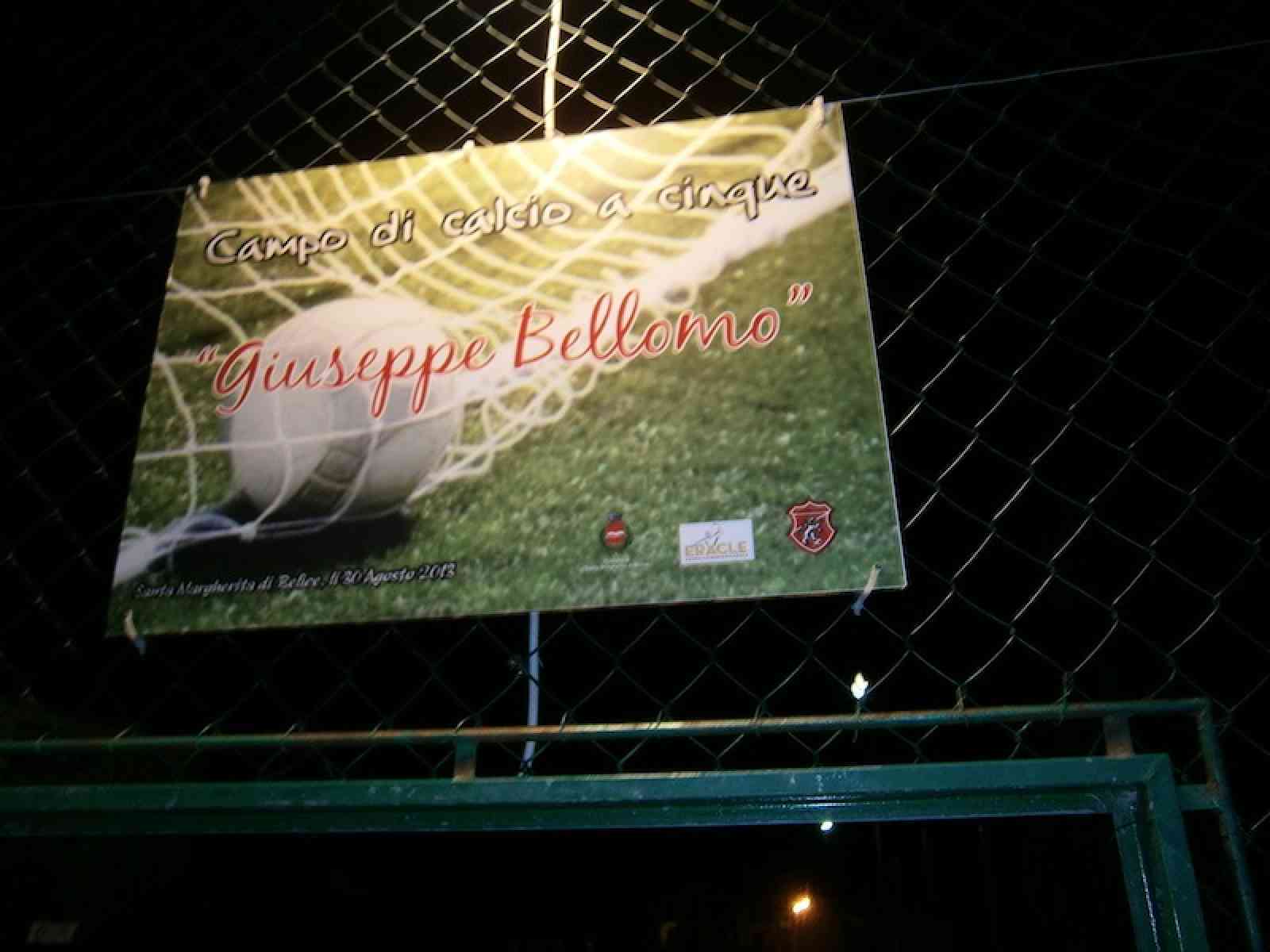 Santa Margherita. Il campo di calcetto è stato intitolato a “Peppe Bellomo”