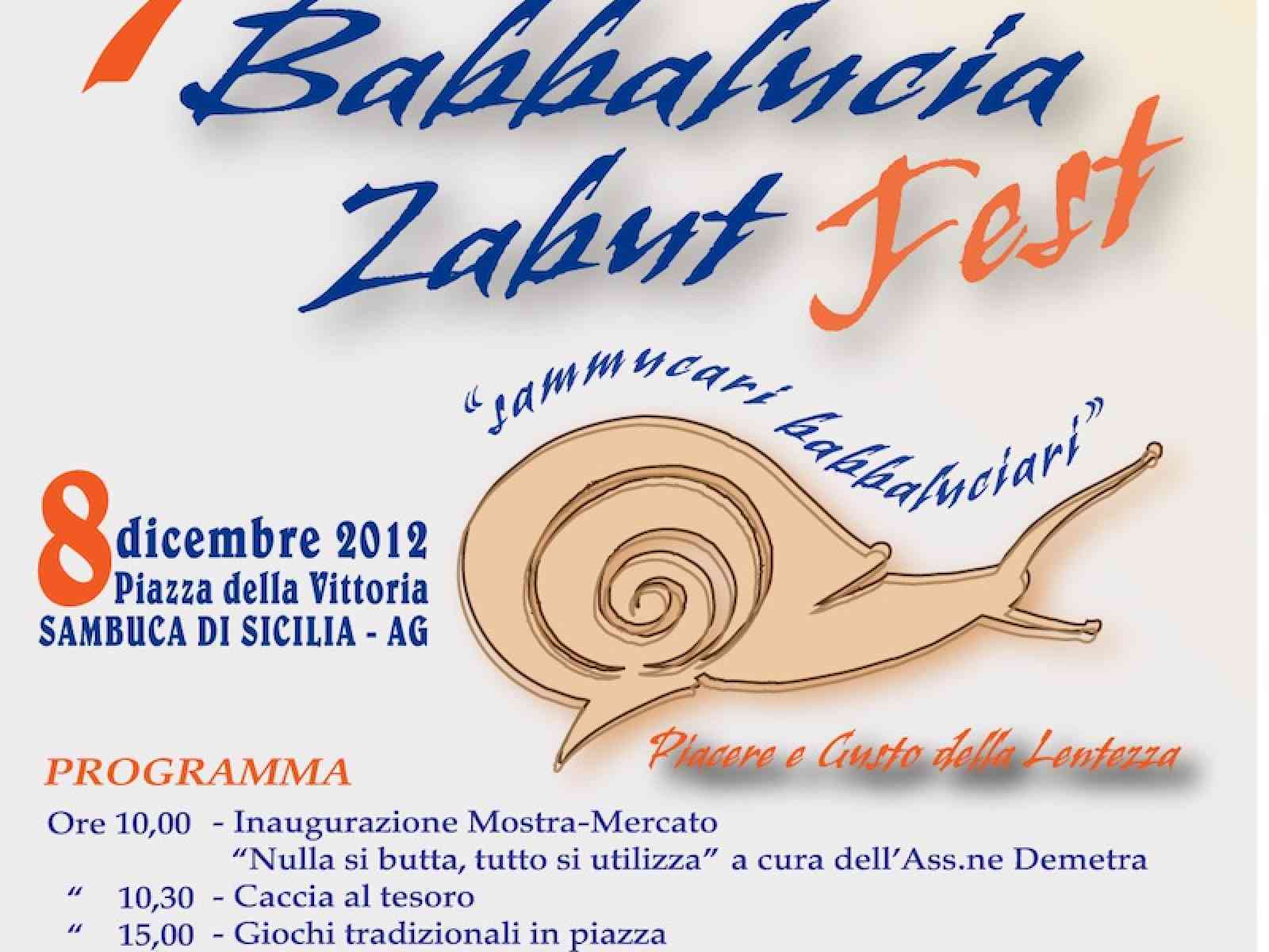Si svolgerà l'8 dicembre il 1° Babbalucia Zabut Fest